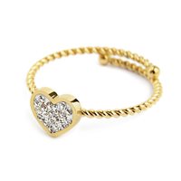 Ringe Marlù Dame Time to in Stahl Cristallo 18AN029G-S